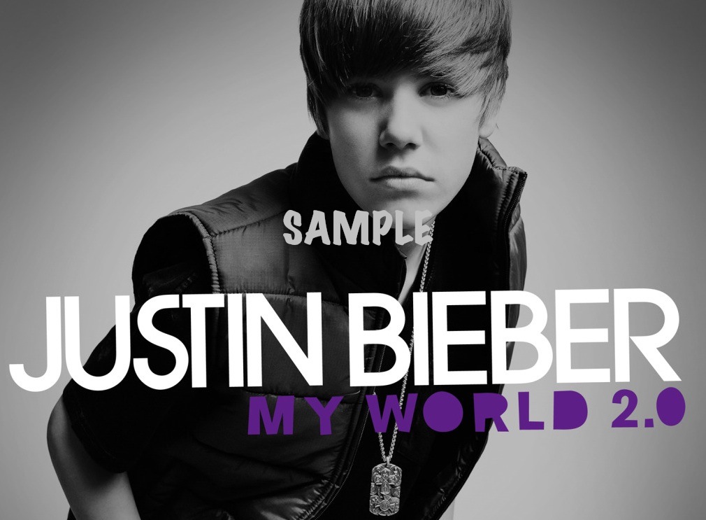 justin bieber my world cover art. justin bieber my world 2.0 cd