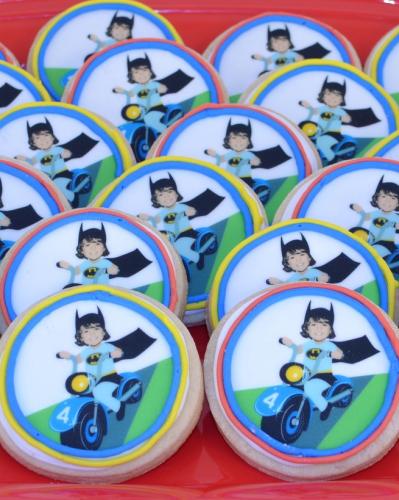 Create your own edible cupcake toppers with custom photo, text, artwork design or logo. Custom birthday bike design